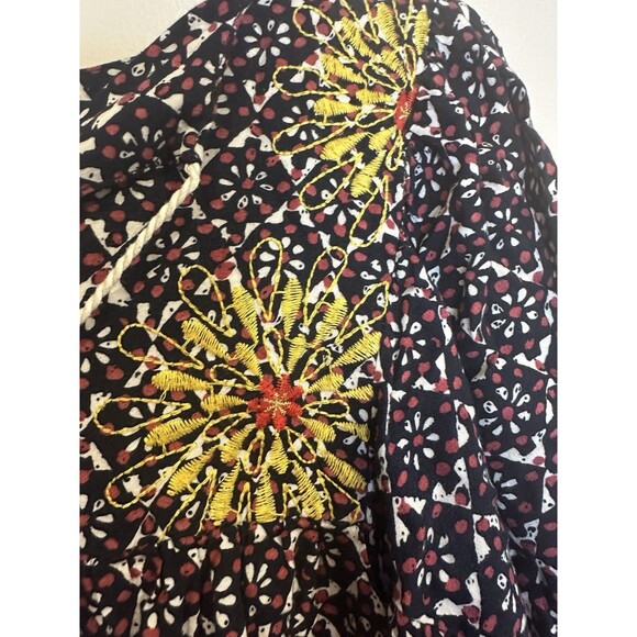 Umgee Women's Boho Top Size Medium Flowy Embroidery Bohemian Trendy - Picture 6 of 8